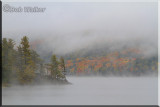 Lake Of Two Rivers On A Foggy Morn