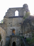 The ruins of the monastery ...