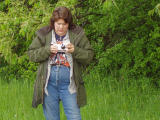 Drute in the midst of a camera crisis