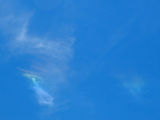 Rainbow clouds (circumhorizontal arc) up close