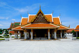 King Rama III memorial Plaza on Rajdamnern Road