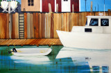 # 14 Harbor Reflections, Kennebunkport 24 x 36 2007 ME