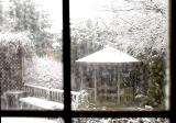 Winter wonderland through the bay window 1