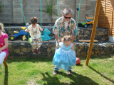 Grandad swings Alana