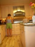 mom in the kitchen