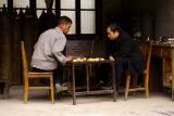Playing Chinese Checkers. Jishou City, Hunan Province, China