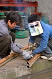 Welding and inventive.  Jishou City, Hunan Province, China