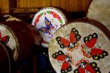 Drums used in the drum ceremony.