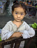 Young girl in market. #2