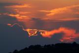 Stormy sunset over Cefnpennar