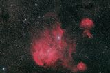 Running Chicken Nebula ( IC 2944, IC 2948) in Centaurus