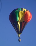 Balloon being deflated by the pilot and dropping aproximately 250 ft in a few seconds