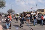 People on Crazy and Old Bikes and Some Dallas Derby Devils