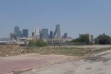 View towards Downtown Dallas from location where Bonnies Mother lived