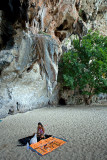 Phra Nang Beach: Lady and Limestone Rock
