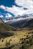 Camping in Huaripampa Valley