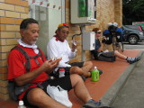 Fuel stop, a typical storefront scene.
