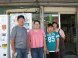 Day 4: Takahachi family sees us off.