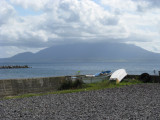 We road to the southern point on Rebun Island looking for the youth hostel.