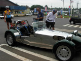 Nice car! Shige offers maps and information. Very nice person.