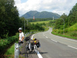 Roadside break. Yesterday, we decided to head north foregoing the eastern part of Hokkaido due to time.