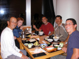 Our dinner at the Community Center.