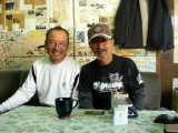 Jay enjoying his afternoon coffee and getting acquainted.