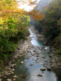 The river canyon.