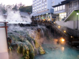 Water bubbling to the surface is more than 70 degrees Celsius.