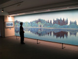 Mural by famous Japanese painter.