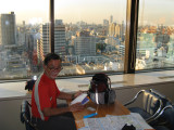 We arrived at the Shinjuku Station (Tokyo) & caught the subway to our YH located on the 18th & 19th floors of a highrise.
