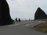 Like northern California, its a hilly ride along the coast.