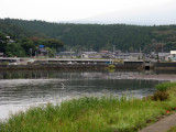 View of nearby town from campground.