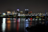 Little Rock City View with Bridge