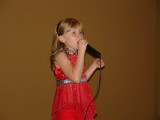 Tori singing for us