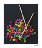 Chopsticks with M&M’s (abstract)