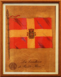 Puerto Rican flag under Spanish rule circa 1873
