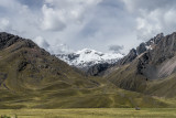 View of La Raya Pass in the Peruvian Altiplano