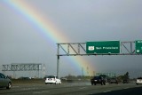 A rainbow on our way to SFO