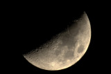 11/12/2010  Moon  waxing crescent with 42% of the Moons visible disk illuminated.