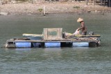 Improvised fishing boat