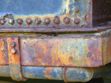 rusty train engine