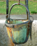 Bucket over open well