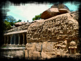 ArjunasPenance, Bas Relief carved on a huge rock