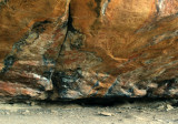 Rock overhang, with aboriginal painting