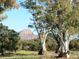 View towards the ranges