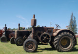 Three old tractors