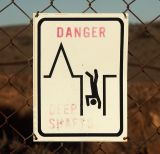 Faded Danger Sign