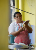 Tortilla making.San Pedro Sula