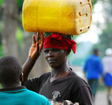 beautiful young lady of Kinigi